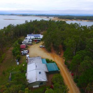 Aerial photo of site